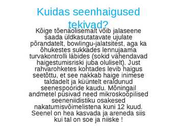 Inimeste parasiitseened #3