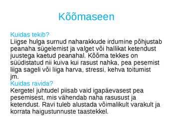 Inimeste parasiitseened #5