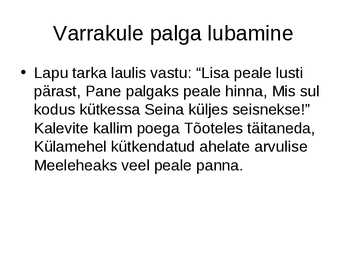 Arhailine õigus #23