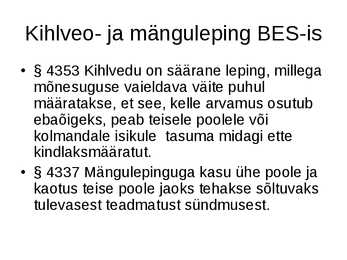 Arhailine õigus #29