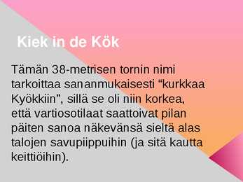 Kiek in de Kök soome keeles #2