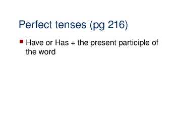 Chpt 12 Verb Tenses #13