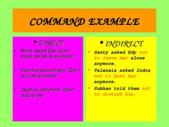 Direct and indirect speech revs #11
