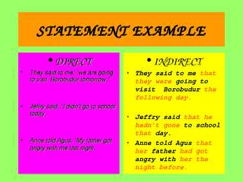 Direct and indirect speech revs #6