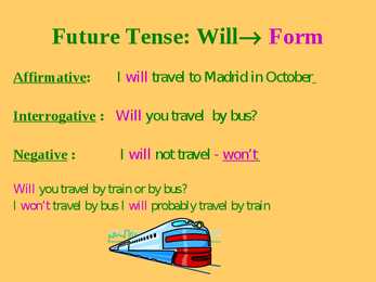 FUTURE TENSES-WILL- GOING TO #3
