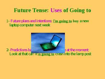 FUTURE TENSES-WILL- GOING TO #6