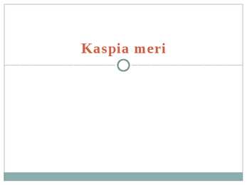 Kaspia meri