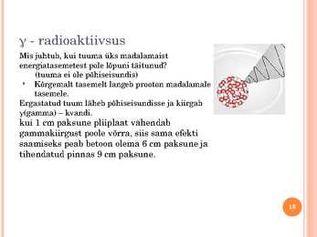 Tuumafüüsika ja elementaarosakeste füüsika #15
