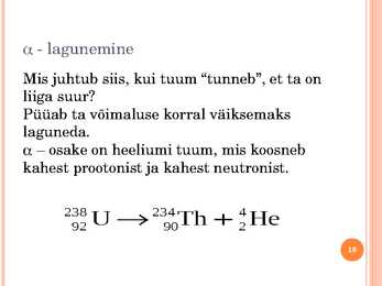 Tuumafüüsika ja elementaarosakeste füüsika #18