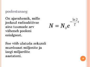 Tuumafüüsika ja elementaarosakeste füüsika #19