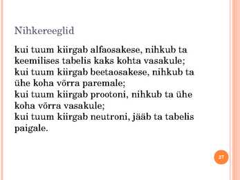 Tuumafüüsika ja elementaarosakeste füüsika #27