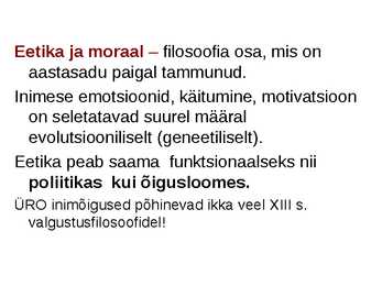 Miks on kooli kohustuslikus õppekavas bioloogia #6