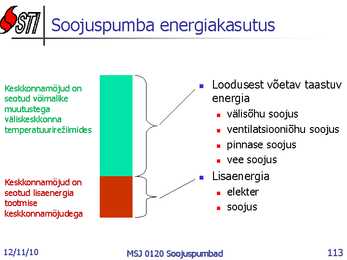 Soojuspumbad Konspekt #113