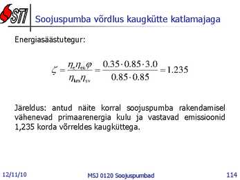 Soojuspumbad Konspekt #114