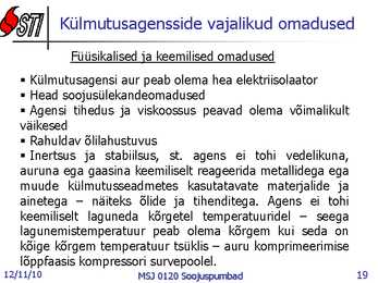 Soojuspumbad Konspekt #19