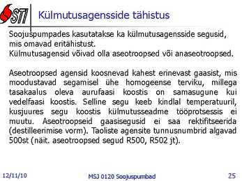 Soojuspumbad Konspekt #25