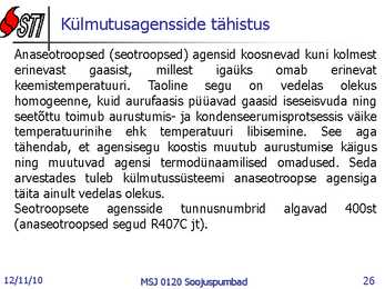 Soojuspumbad Konspekt #26