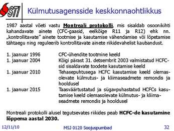 Soojuspumbad Konspekt #32