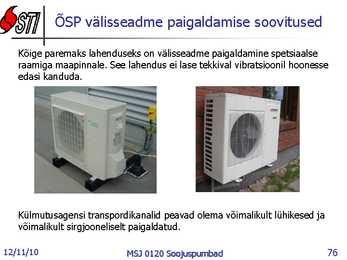 Soojuspumbad Konspekt #76