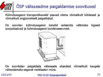 Soojuspumbad Konspekt #77