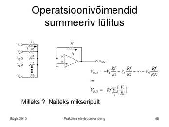 praktiline elektroonika 1-2-Analoogskeemid #45