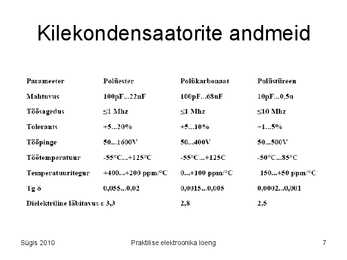 praktiline elektroonika 1-2-Analoogskeemid #7