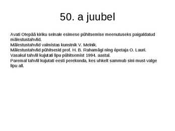 Eesti lipu lugu #10