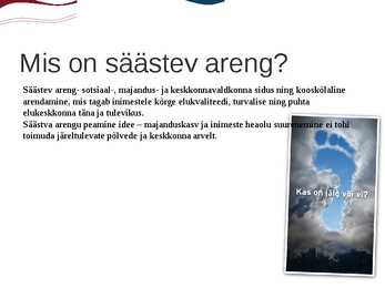 Säästev areng ja keskkonnapoliitika #2