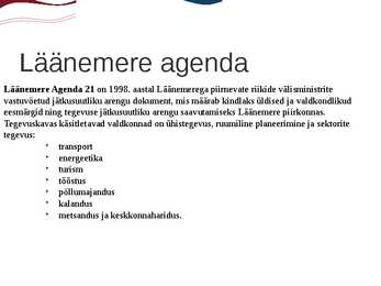 Säästev areng ja keskkonnapoliitika #8