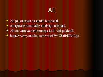 Hääleliigid #4