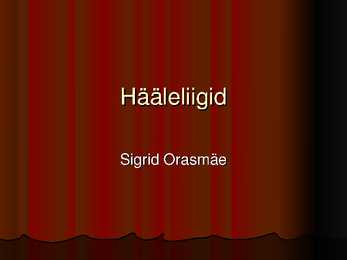 Hääleliigid