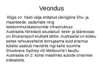 Austraalia majandus ettekanne #12