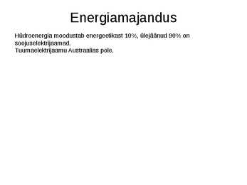 Austraalia majandus ettekanne #13