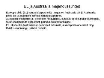 Austraalia majandus ettekanne #16