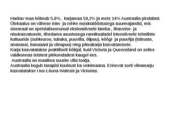 Austraalia majandus ettekanne #7