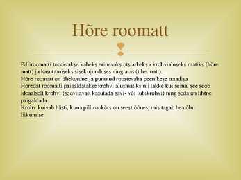Pilliroog soojustusmaterjalina #4