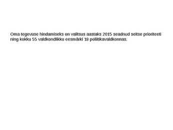 Valitsus ja kohalik omavalitsus #12