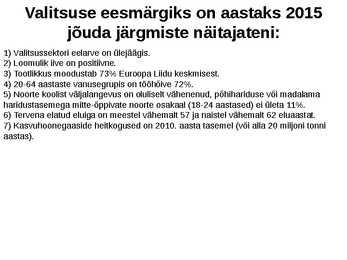 Valitsus ja kohalik omavalitsus #13