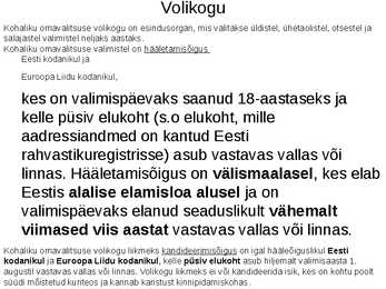 Valitsus ja kohalik omavalitsus #22