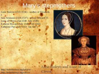 Presentation in english-Mary I #5