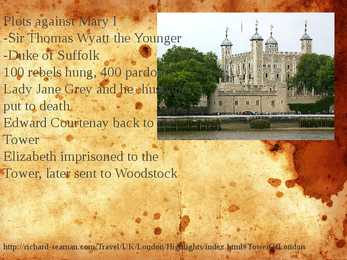 Presentation in english-Mary I #9