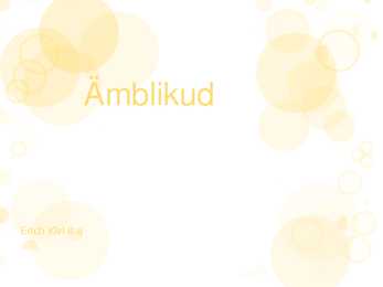 Ämblikud ja ämblikulaadsed
