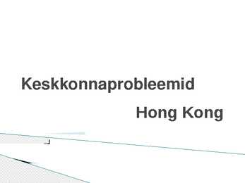 Hong Kongi keskkonnaprobleemid