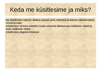 Vanemate ja nooremate õpilaste suhtlemis erinevus #2