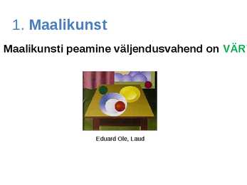 Kunstiliigid #3