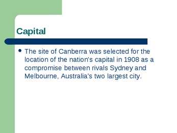 Canberra - PowerPoint presentation #3