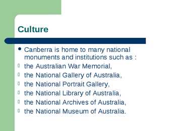 Canberra - PowerPoint presentation #6