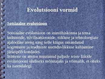 Evolutsioon #11
