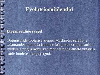 Evolutsioon #19