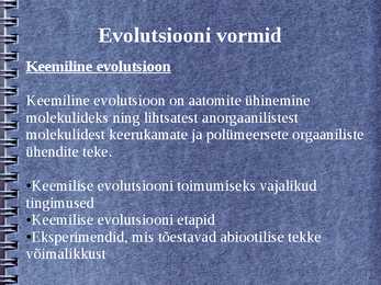 Evolutsioon #5